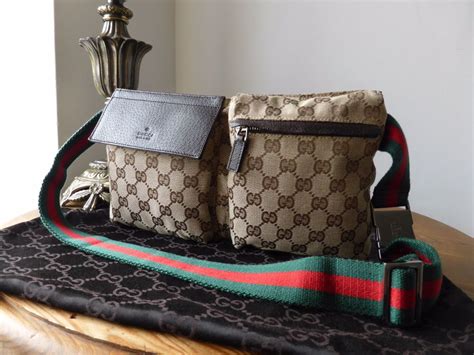 used gucci mens belt bag|genuine gucci belt bag.